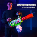 XSHOT Hyper Gel Glow Motorized Gatling Blaster with 10,000 Gel Pellets ZURU - Brand New