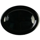 Excellanté Mica Black Collection 22-Inch Chicken Platter, Two-Toned - Like New