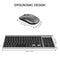 CIMETECH EASYTYPING KF10 WIRELESS KEYBOARD AND MOUSE COMBO SCISSOR SWITCH - GREY Like New