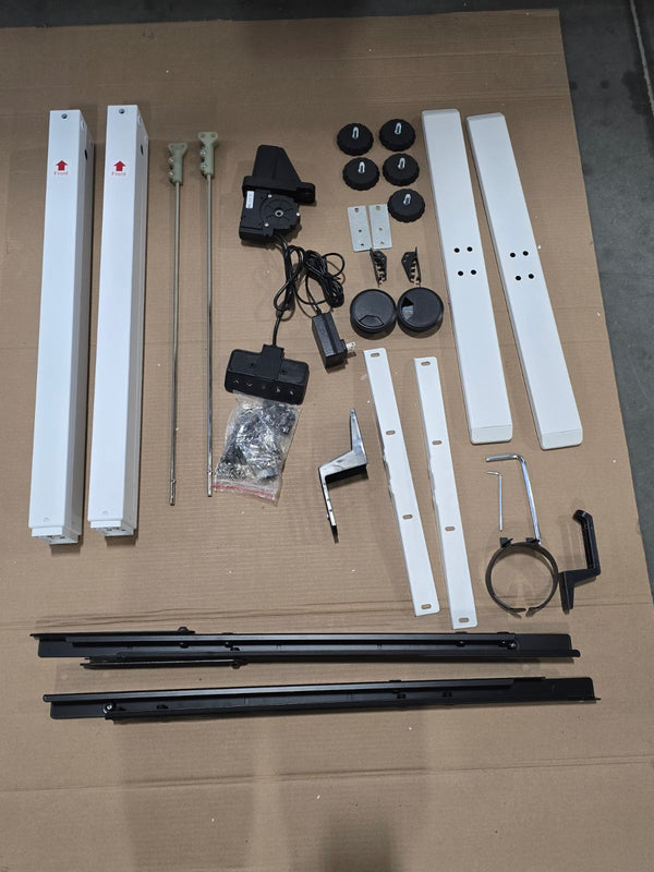 GENERIC ELECTRIC STANDING DESK 55X24 INCH ADJUSTABLE HEIGHT DESK - MAPLE - Like New