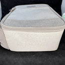 FUTON BAG INSULATED LUNCH BAG STYLE - STONE/LIGHT GRAY - Brand New