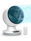 PARIS RHÔNE AIR CIRCULATOR FAN WITH REMOTE SMALL OSCILLATING - - Scratch & Dent