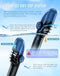 GREATEVER G2 FULL FACE SNORKEL MASK WITH LATEST DRY TOP SYSTEM - L/XL - BLUE - Like New