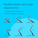 KENSINGTON SMARTFIT EQ ADJUSTABLE LAPTOP STAND FOR DESK K50427NA - BLACK - Like New