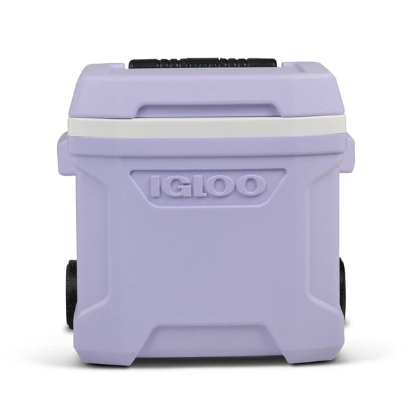 IGLOO PROFILE 24 CANS/16QT ROLLING COOLER - - LILAC BREEZE - Like New