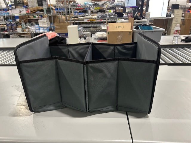 GENERIC GRAY STORAGE BAG 2 COMPARTMENTS 20X14 - Like New