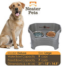 Neater Pet Brands Neater Feeder Deluxe Mess Proof Dog Bowls Elevated - Gunmetal - Brand New