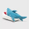 CAT & JACK KIDS' 1 PAIR KNOX SHARK LOAFER SLIPPERS BLUE SIZE L GREAT WHITE SHARK - Brand New