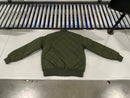 GALAXY BY HARVIC MEN'S HEAVYWEIGHT QUILTED BOMBER JACKET - SIZE: MEDIUM - OLIVE - Brand New