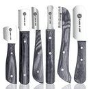 FLAMIA & JABZ FJ PROFESSIONAL STRIPPING KNIFE KIT, 6 PIECES SET - BLACK - Brand New