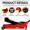 TONEIDER FLOOR JACK 3 TON, K-D3630R, RED AND BLACK - Like New