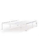 MELLOW ROCKY BASE E 14' METAL BED FRAME, TWIN/TWIN XL - WHITE - Like New