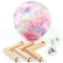 Three Cheers for Girls Galaxy Dreams Moon Light 6 Pieces Touch Multicolor - Like New