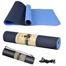 Yoga Mat, Non Slip Thick Yoga Mat with Backpack High Density exercise mat - Brand New