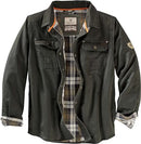 Legendary Whitetails Journeyman Shirt Jacket Flannel Jacket Men M Dark Army - Brand New