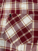 BLACK HORSE WOVEN PLAID SHIRT - MENS L - RED/WHITE/YELLOW - Brand New