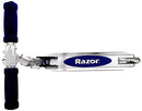 RAZOR A KICK SCOOTER FOR KIDS, LIGHTWEIGHT, FOLDABLE, 3.85 INCH WHEEL, BLUE - Brand New