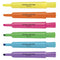 OFFICE DEPOT CHISEL-TIP HIGHLIGHTER ASSORTED FLUORESCENTS 12PK 128-853 - Brand New