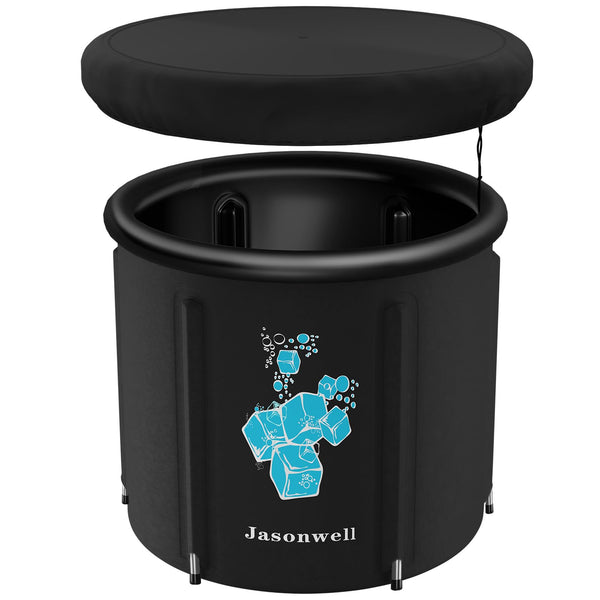 JASONWELL ICE BATH TUB FOR ATHLETES L-90 GAL JX-IBTA-085BL - BLACK - Like New
