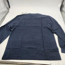 ACTION THREAD APARREL LIGHTWEIGHT LONG SLEEVE TEE SWEATER - SIZE: MEN M - NAVY - Brand New
