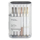 TUL GL SERIES RETRACTABLE GEL PENS MEDIUM POINT 0.7 MM PEARL WHITE BARREL/INK - Like New