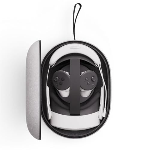 META QUEST CARRYING CASE — WORKS WITH META QUEST 3/3S — PREMIUM STYLE - GRAY - Like New