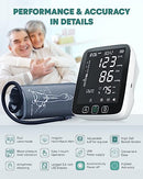 LAZLE Blood Pressure Monitor Automatic Upper Arm Machine JPD-HA101 - White - Like New