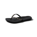 RF0A3FDNBBZ REEF WOMEN’S CUSHION STARGAZER SANDAL SIZE 8 BLACK/BRONZE - Brand New