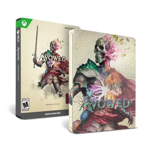 MICROSOFT AVOWED PREMIUM EDITION STEELBOOK XBOX SERIES X|S & DIGITAL CODE - Like New