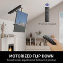 VIVO Electric Ceiling TV Mount for 32 to 70 inch Screens Large Flip Down Motor - Brand New