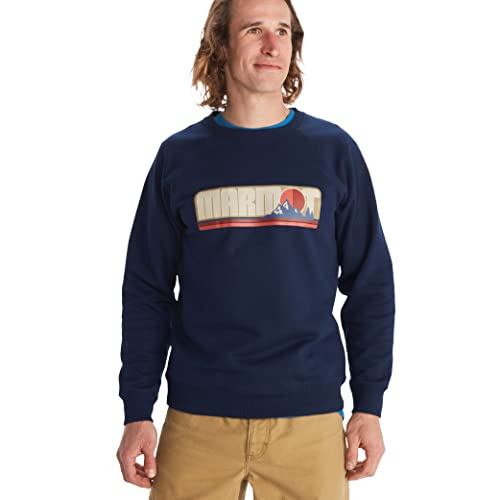 MARMOT Men's Montane Crew Sweatshirt Arctic Navy Size M - Brand New