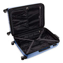 SWISSGEAR 7272 ENERGIE EXPANDABLE HARDSIDE LUGGAGE WITH SPINNER WHEELS - BLUE - Brand New