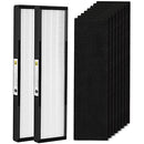 2 Pack Replacement Filter C & 8 Activated Carbon Pre-Filters B08LD8FBLT - White - Brand New