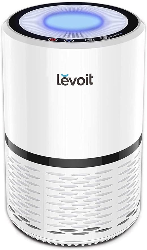 Levoit Air Purifier HEPA Upgraded Filter for Smoke Odors Pet LV-H132X-WM - White Like New