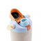 OWALA 30OZ FREESIP SWAY STAINLESS STEEL WATER BOTTLE, ORANGE LID - SANDY SHORES - Like New