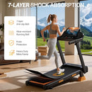 UMAY 16% INCLINE TREADMILL, 4-IN-1 FOLDABLE TREADMILL, 3.0HP, SF20 - BLACK - Like New