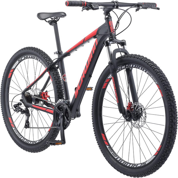 Schwinn Bonafide Mountain Bike, 24 Speed, 29 Inch Wheels - Matte Black/Red Like New