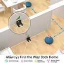 OKP ROBOTIC VACUUM CLEANER WIFI/APP/ALEXA HIGH-PERFORMANCE FILTER - BLUE - Like New
