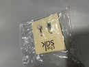 THE SAK SILVER DROP EARRINGS - SILVER - Brand New