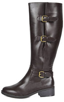 TOETOS WOMEN'S MIRRAN BROWN FASHION KNEE HIGH RIDING BOOTS SIZE 7 M - Like New