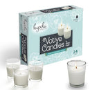 Hyoola Candles 24 Votive, 15 Hour Burn Time, 2.5" H x 2" W, B07SQ4DPJ1 - White - Brand New
