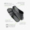 1100 OOFOS OOAHH RECOVERY SLIDE UNISEX BLACK SIZE 11 MEN / 13 WOMEN - Like New