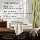 SOUTHSHORE FINE LIVING 100% RAYON/VISCOSE SHEETS 21" DEEP POCKET KING - BONE - Like New