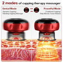 CAKOUTANB 2 PACK CUPPING SET, THERAPY MASSAGER, LIGHT THERAPY SET - BLACK/RED - Like New