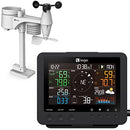 LOGIA 17-IN-1 WEATHER STATION WITH 7-IN-1 SENSOR ARRAY WEATHER MONITORING BLACK - Like New