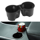 MOTROBE TESLA MODEL Y TESLA MODEL 3 CENTER CONSOLE CUP HOLDER INSERTS - BLACK - Like New