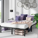 ZINUS YELENA 14 INCH METAL PLATFORM BED FRAME QUEEN - BLACK - Like New