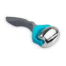 GAIAM RESTORE COLD THERAPY MASSAGE ROLLER EASY-GLIDE GRAY/BLUE/SILVER - Brand New