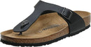 BIRKENSTOCK GIZEH BIRKO-FLOR SIZE: MEN 4 WOMEN 6 REGULAR - BLACK - Like New