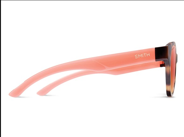 SMITH OPTICS SNARE POLARIZED 51-20-145 FRAME RED MIRROR 51MM - PINK-HAVANA/RED - Like New